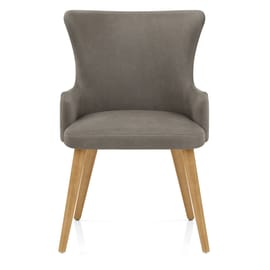 Diablo Oak Dining Chair Grey