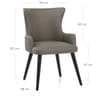 Diablo Dining Chair Grey