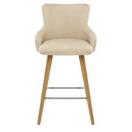 Diablo Oak Bar Stool Beige