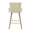 Diablo Oak Bar Stool Beige