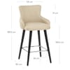 Diablo Bar Stool Beige