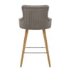 Diablo Oak Bar Stool Grey