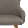 Diablo Oak Bar Stool Grey