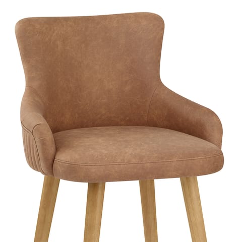 Diablo Oak Bar Stool Tan