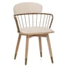 Opera Chair Oak & Beige Fabric