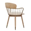 Opera Chair Oak & Beige Fabric