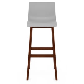 Drift Walnut & Grey Bar Stool