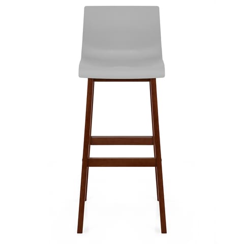 Drift Walnut & Grey Bar Stool