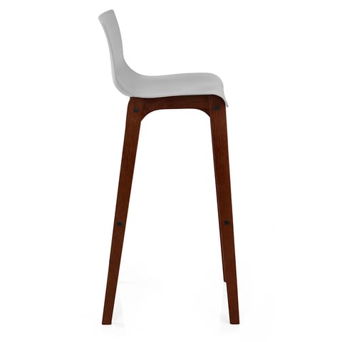 Drift Walnut & Grey Bar Stool
