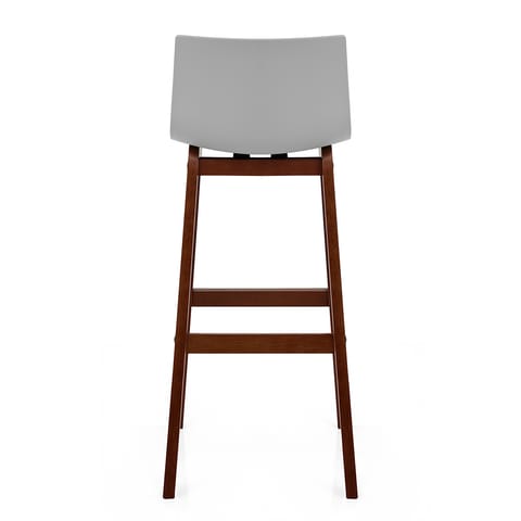Drift Walnut & Grey Bar Stool