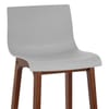 Drift Walnut & Grey Bar Stool