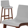 Drift Walnut & Grey Bar Stool