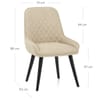 Azure Dining Chair Beige