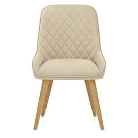 Azure Oak Dining Chair Beige