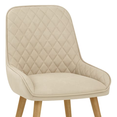 Azure Oak Dining Chair Beige