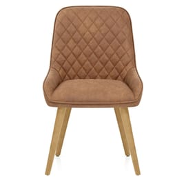 Azure Oak Dining Chair Tan