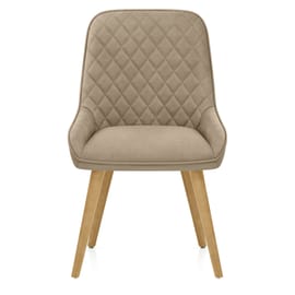 Azure Oak Dining Chair Brown