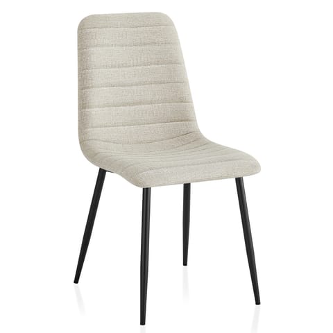 Alex Dining Chair Beige Fabric