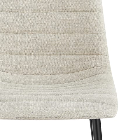 Alex Dining Chair Beige Fabric