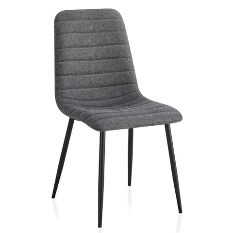 Alex Dining Chair Charcoal Fabric