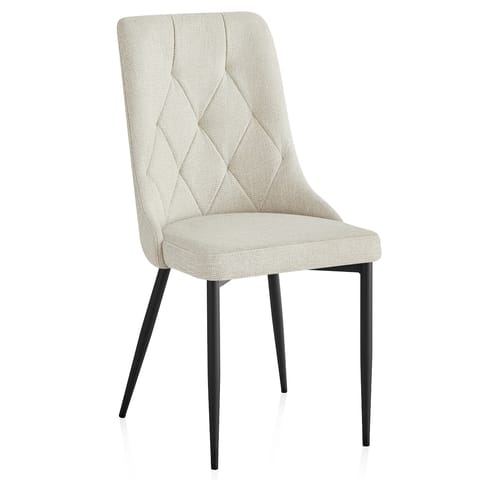 Phoebe Dining Chair Beige Fabric