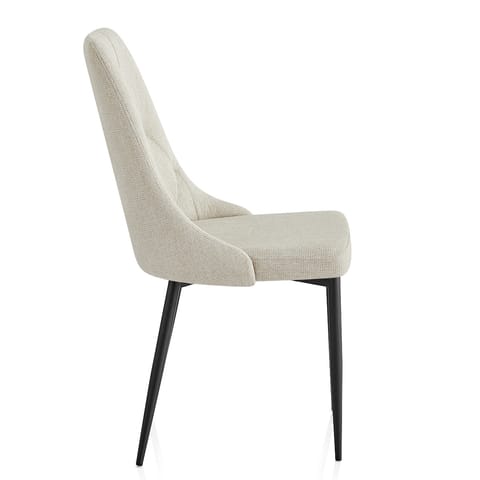 Phoebe Dining Chair Beige Fabric