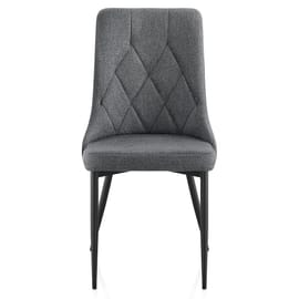 Phoebe Dining Chair Charcoal Fabric