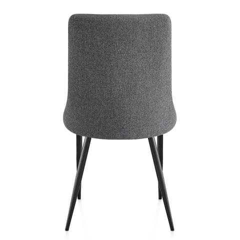 Phoebe Dining Chair Charcoal Fabric