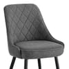 Robyn Dining Chair Charcoal Fabric