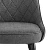 Robyn Dining Chair Charcoal Fabric