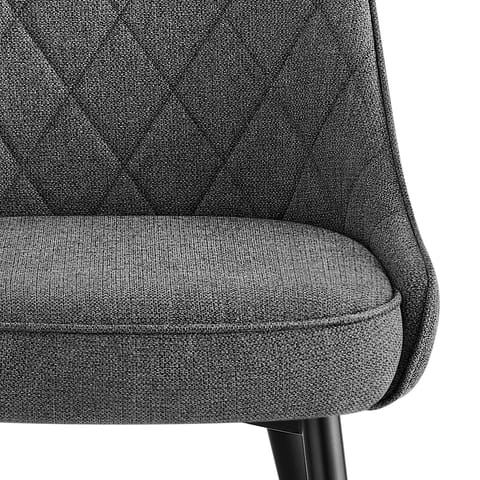 Robyn Dining Chair Charcoal Fabric