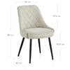 Robyn Dining Chair Beige Fabric