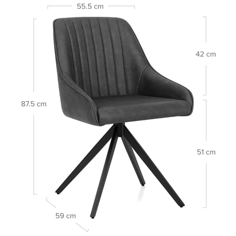 Amelia Chair Charcoal