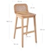 Oakley Wooden Stool