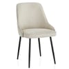 Faye Dining Chair Beige Fabric