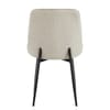 Faye Dining Chair Beige Fabric