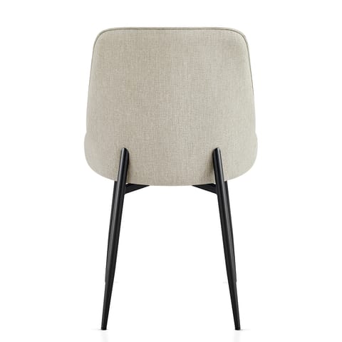 Faye Dining Chair Beige Fabric