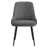 Faye Dining Chair Charcoal Fabric