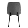 Faye Dining Chair Charcoal Fabric