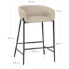 Cub Bar Stool Antique Cream