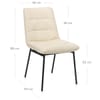 Lewis Dining Chair Cream