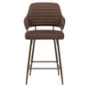 Hampton Bar Stool Bronze & Brown