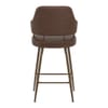 Hampton Bar Stool Bronze & Brown