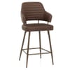 Hampton Bar Stool Bronze & Brown