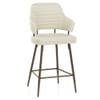 Hampton Bar Stool Bronze & Cream