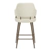 Hampton Bar Stool Bronze & Cream