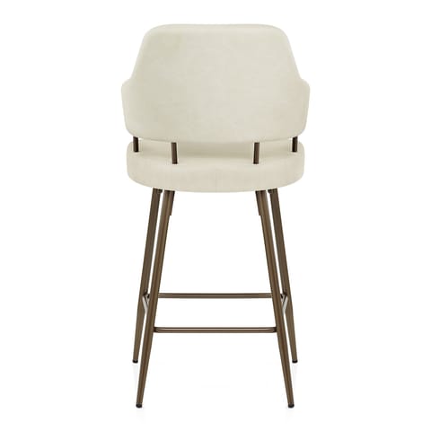 Hampton Bar Stool Bronze & Cream