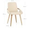 Ohio Dining Chair Cream