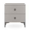 Windsor Bedside Table Light Grey