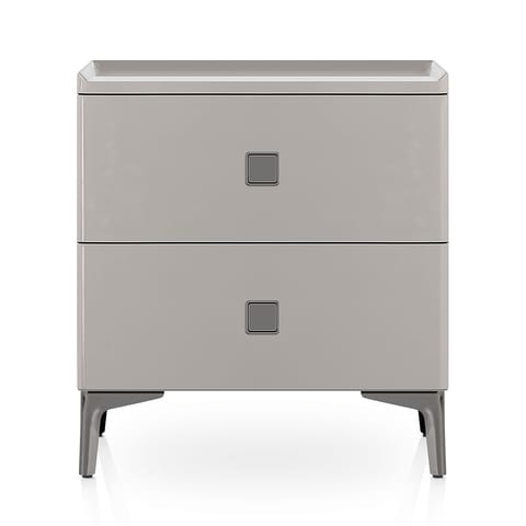 Windsor Bedside Table Light Grey